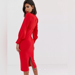 SOLD!!! Asos red dress 6